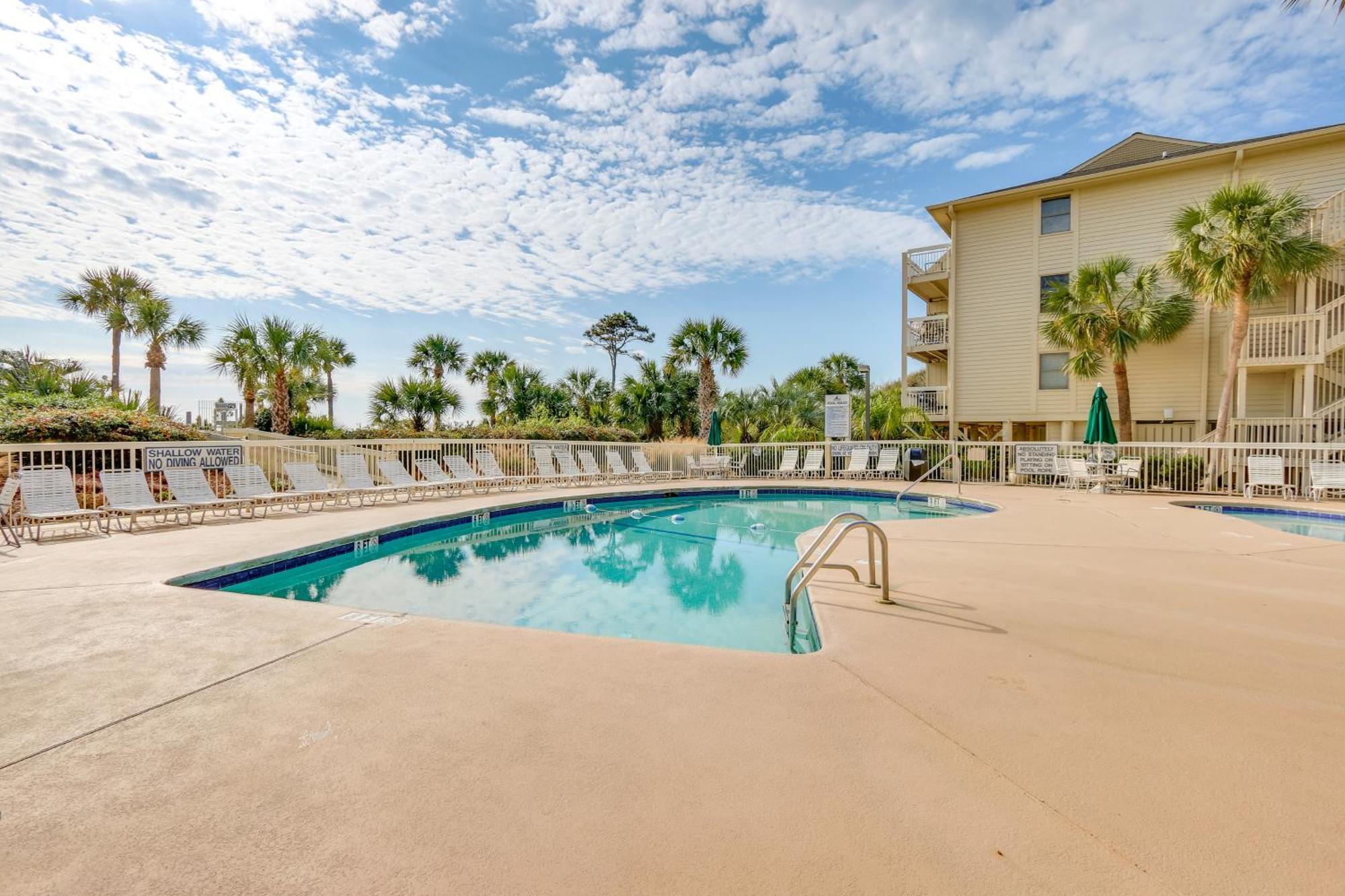 Breakers Oceanfront Getaway With Amazing View And Pool Villa Hilton Head Island Exterior photo