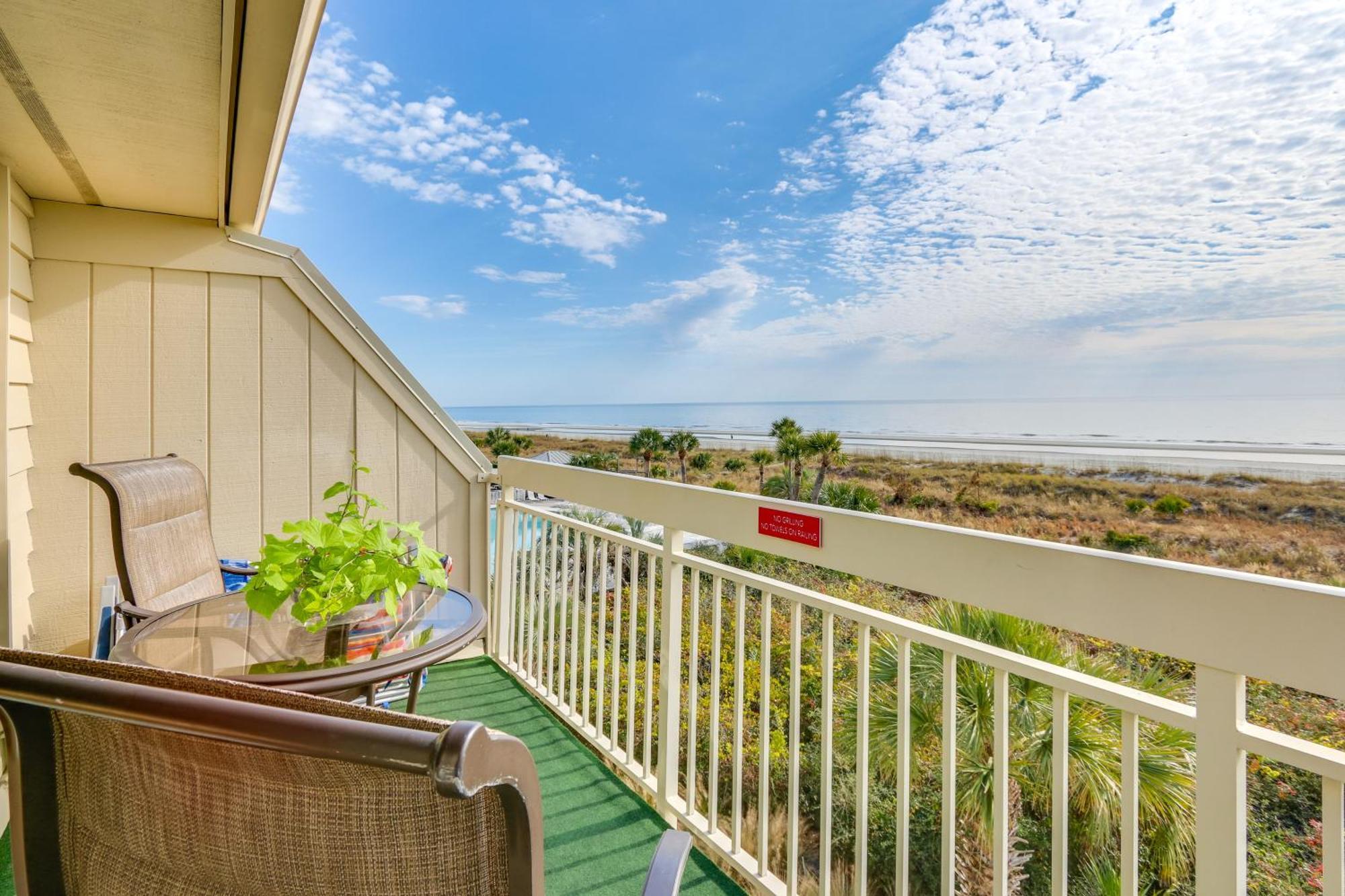 Breakers Oceanfront Getaway With Amazing View And Pool Villa Hilton Head Island Exterior photo